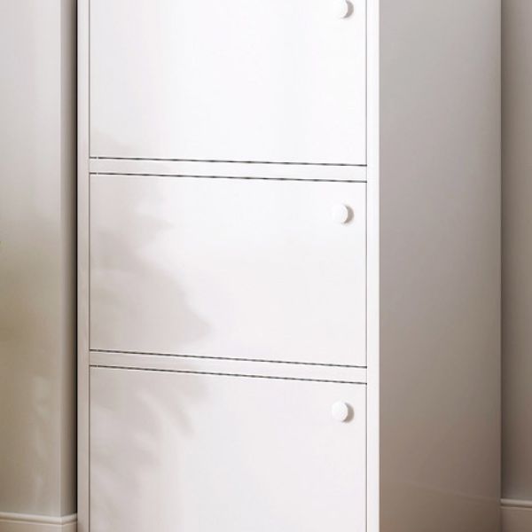 Contemporary Accent Cabinet with Doors Scratch Resistant Storage Cabinet