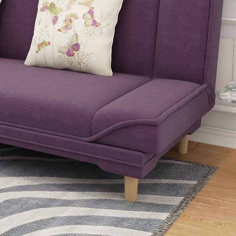Cabrio Armless Sofa 48 "W Modernes Sofa mit Baumwollmischung für Wohnzimmer
