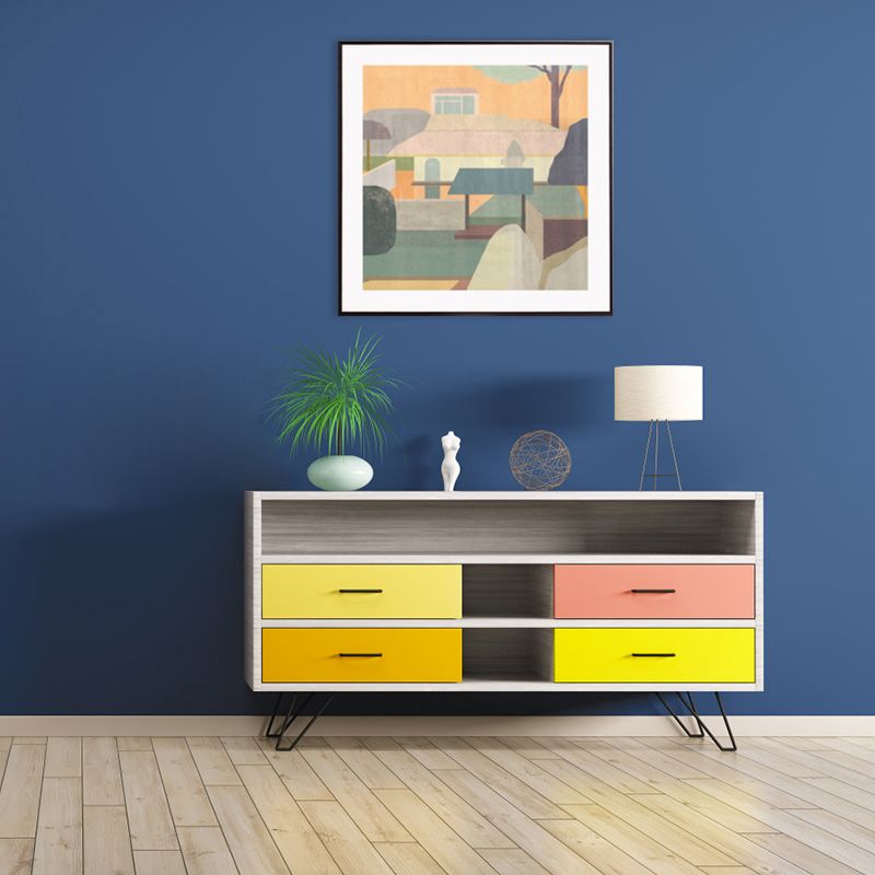 Impression d'art d'architecture de logement, décoration murale texturée nordique de couleur pastel pour chambre à coucher