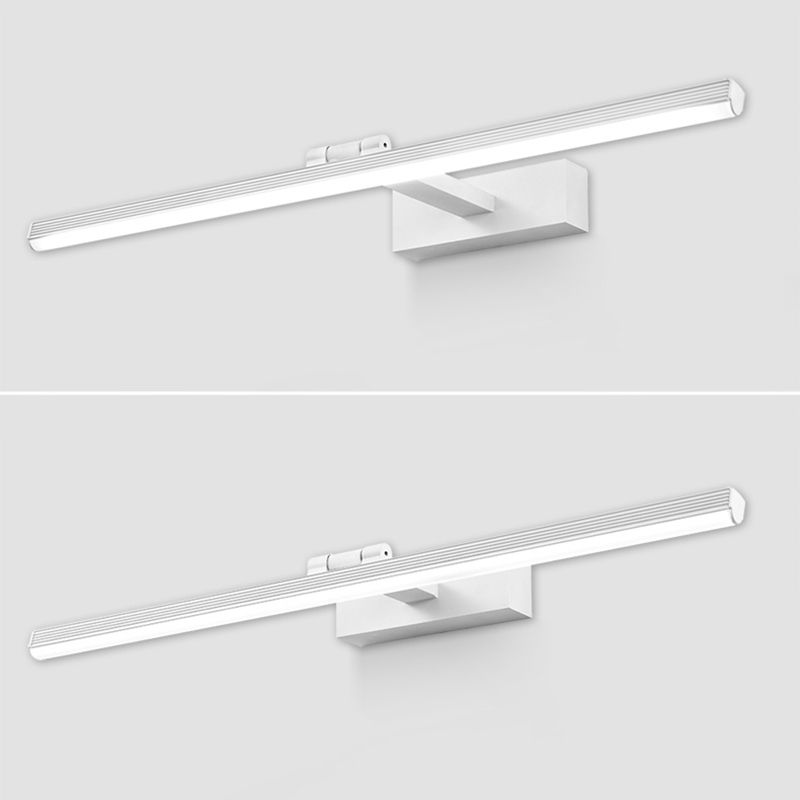 LED Vanity Wall Light Fixtures with Silicone Shade Modern Mirror Front Light