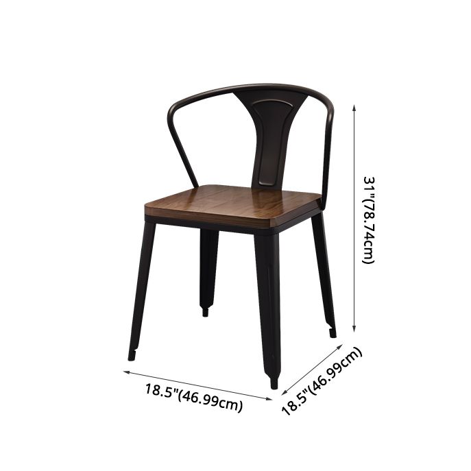 Industrial Style Solid Wood Top Dining Room Set with 4 Legs Table Dining Table Furniture