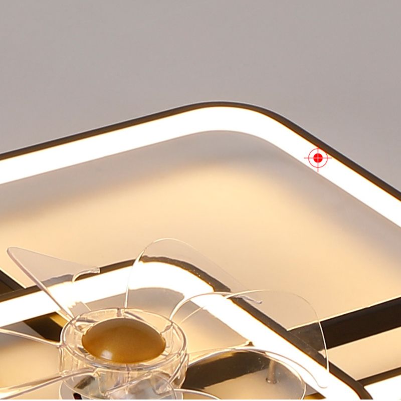 Modern Style Ceiling Fan Lamp Metal Multi Light Ceiling Fan Lighting for Bedroom