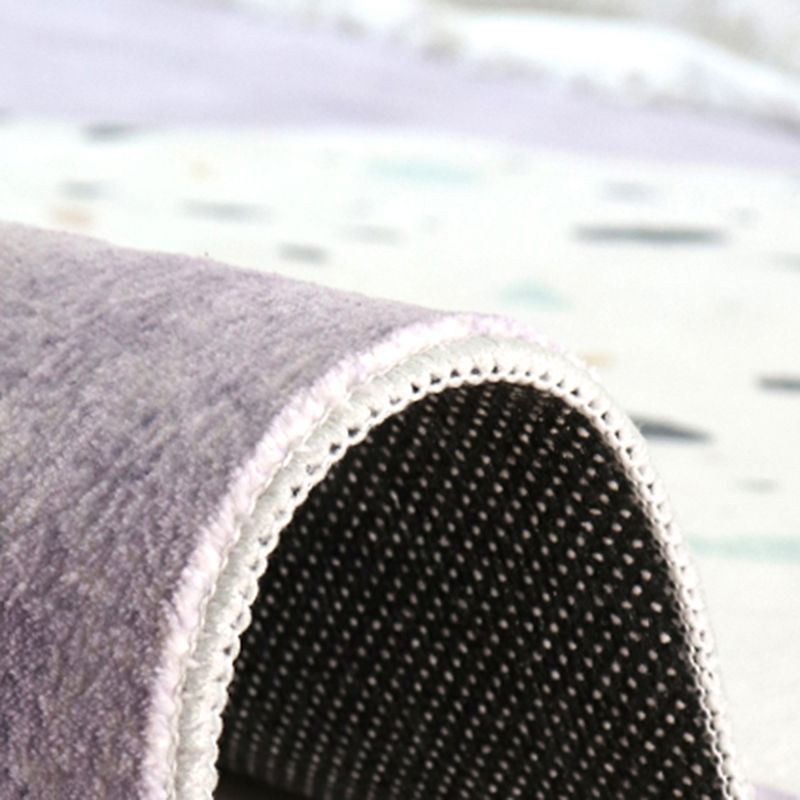 Tapis d'intérieur moderne mélangé de couleurs, bloc de couleurs en Polyester, avec support antidérapant, pour la décoration de la maison