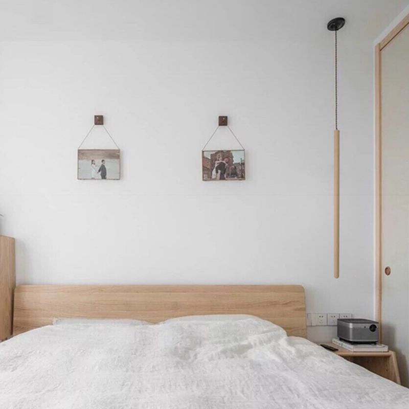 Minimalisme de chambre Minimalisme Light Lumière suspendue linéaire avec 1 lumière