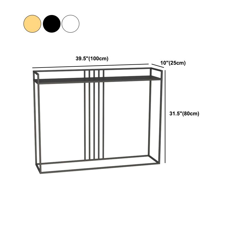 31.49 inch Hall Console Accent Table Ironcraft Sofa Console Table