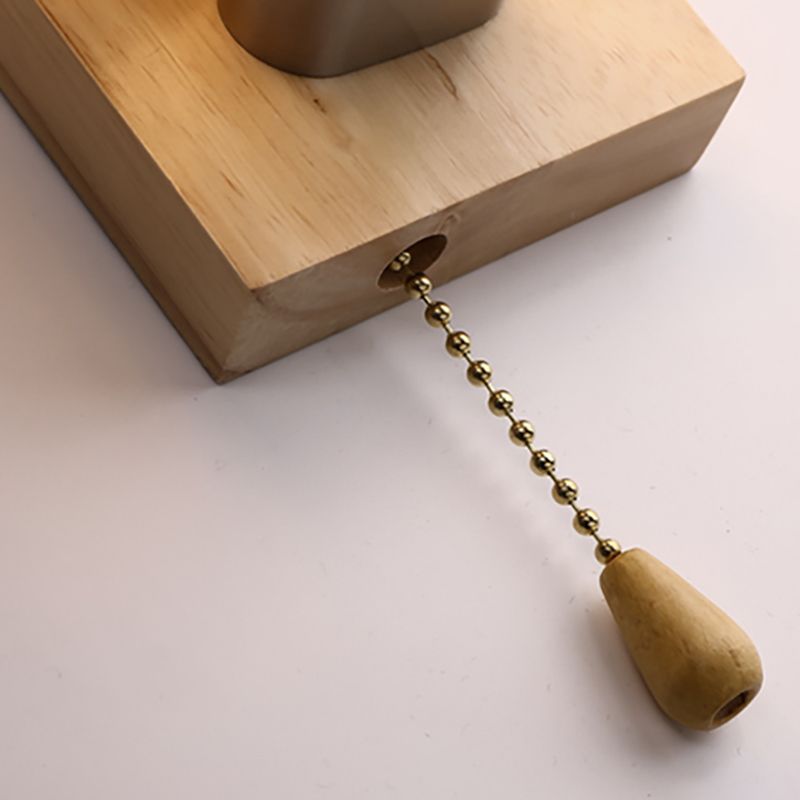 Luz de pared de madera de estilo moderno lámparas de pared creativa para dormitorio de hotel