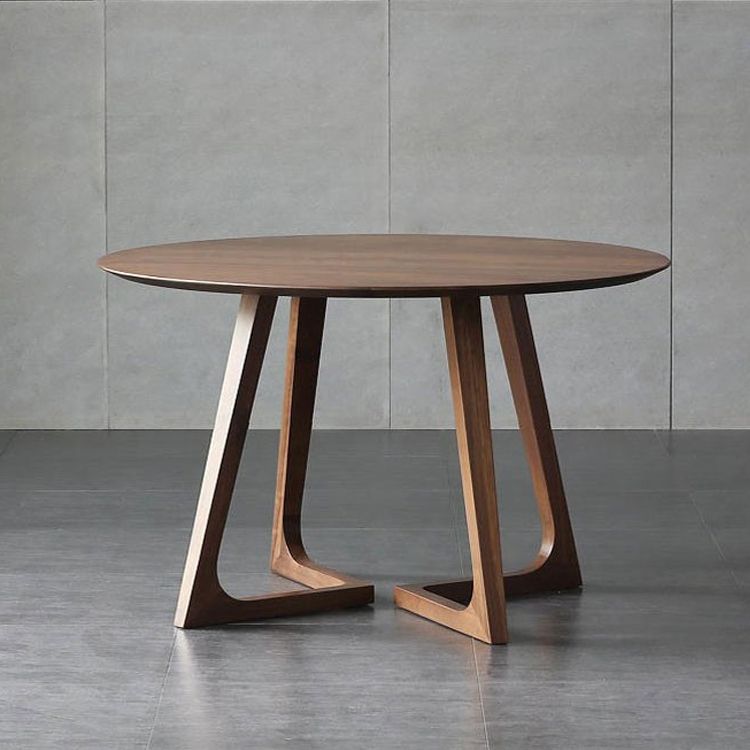 1/2/4/7 pc's houten moderne eetkamer set met ronde tafel en houten stoelen dinette set