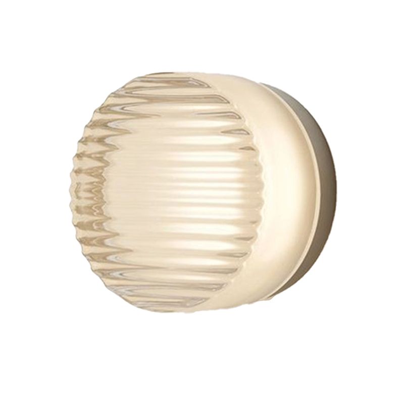 Modern Metal Wall Sconce Circle Shape 1 Light Sconce Light Fixtures