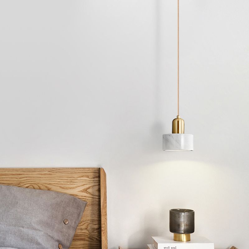 Shaded Dinning Room Pendant Lighting Fixture Stone Modern Suspension Pendant Light