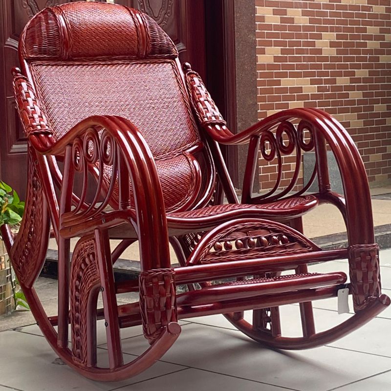Traditional Recliner Chair Rattan/Wicker Recliner Chair for Living Room