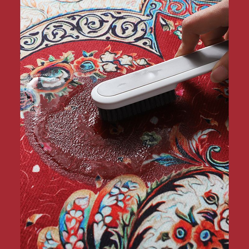 Modern Geometric Indoor Rug Washable Carpet Polyester Living Room Carpet with Non-Slip Backing