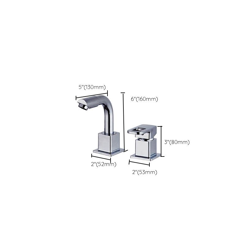 Chrome Bath Faucet Trim with Lever Handle Deck Mount Tub Faucet