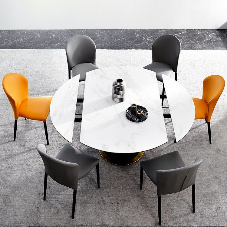 Glam 1/3/4/5/7 Pieces Dining Set Sintered Stone Dining Table Set for Dining Areas