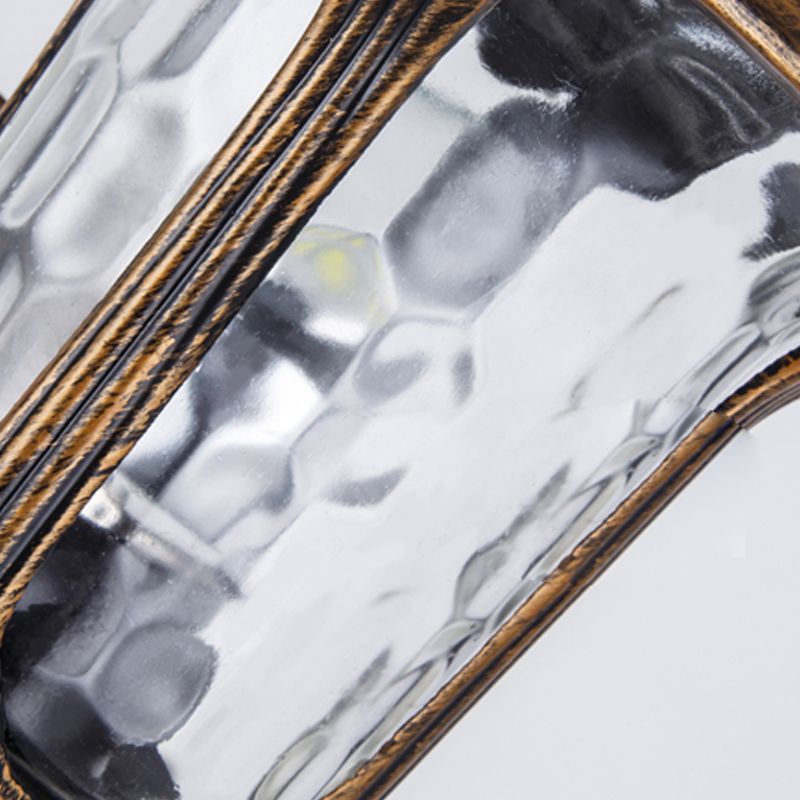 Verre en verre Mur de mur Lumière luminaire mural de style vintage