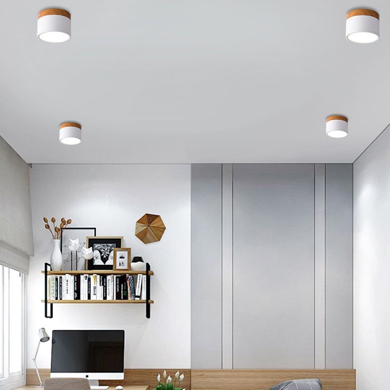 Mini LED Oppervlak Gemonteerd Plafond Lamp Nordic Macaron Verstelbare Indoor Spot Paneel Licht