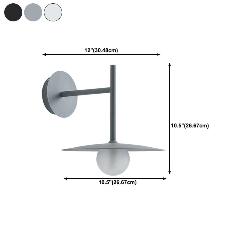 Industrial Style Metal Wall Mount Light Circle Shape Wall Lamp for Living Room