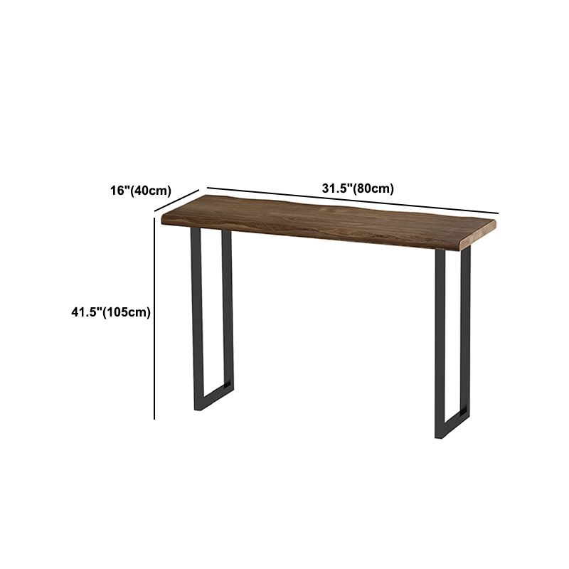 Modern Bar Table Set 1/2/3 Pieces Rectangle Bar Table with High Wood Stools for Home