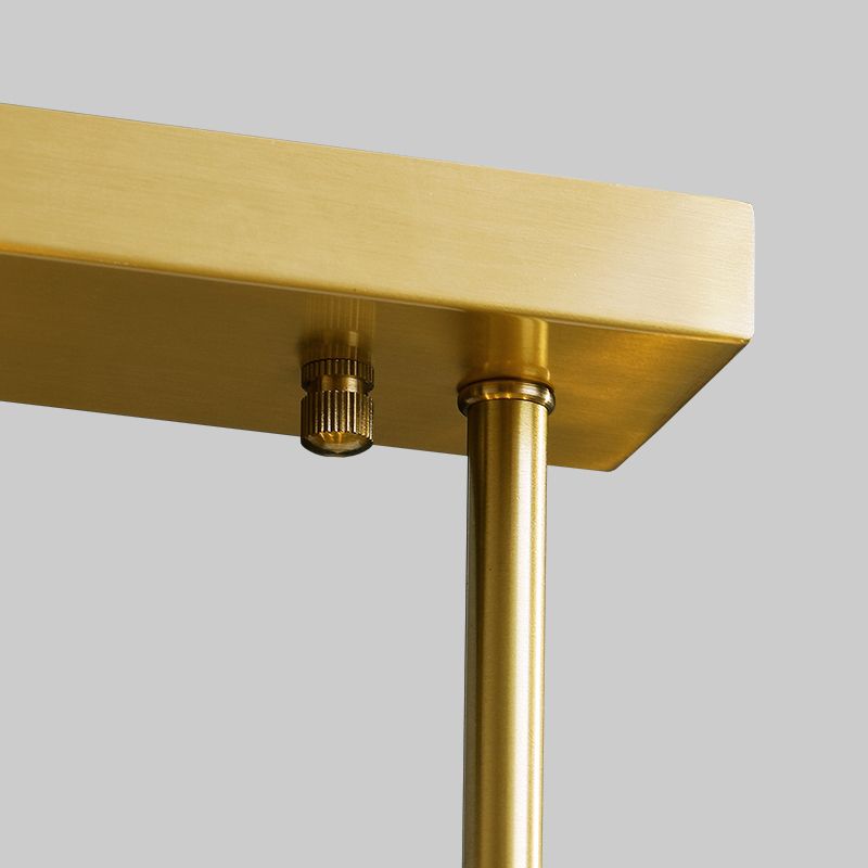 Moderne Stil Kugelform Island Lichter Glass Island Anhänger in Gold