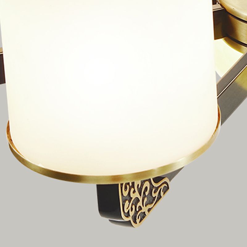 Multi -Licht zylindrisch hängende Anhänger moderne Glashängung Licht für Schlafzimmer