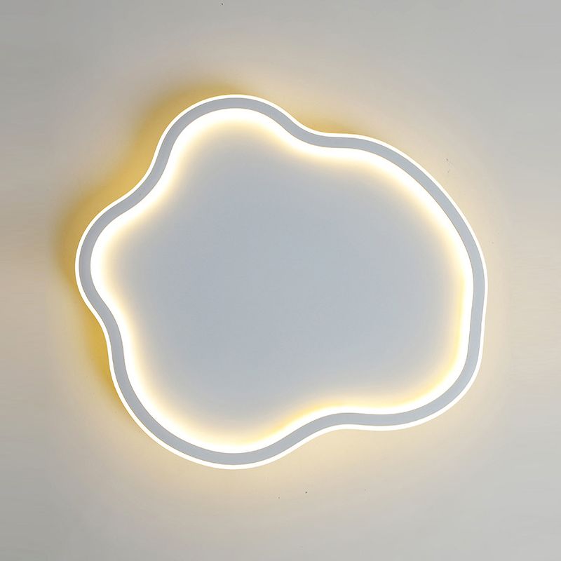 Cloud Shape Ceiling Mounted Light Fixture Nordic Style LED Metal Ceiling Lamp