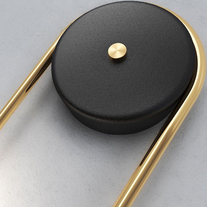 Lámparas de pared de luz de luz de 2 luces de media sombra contemporánea para sala de estar para sala de estar