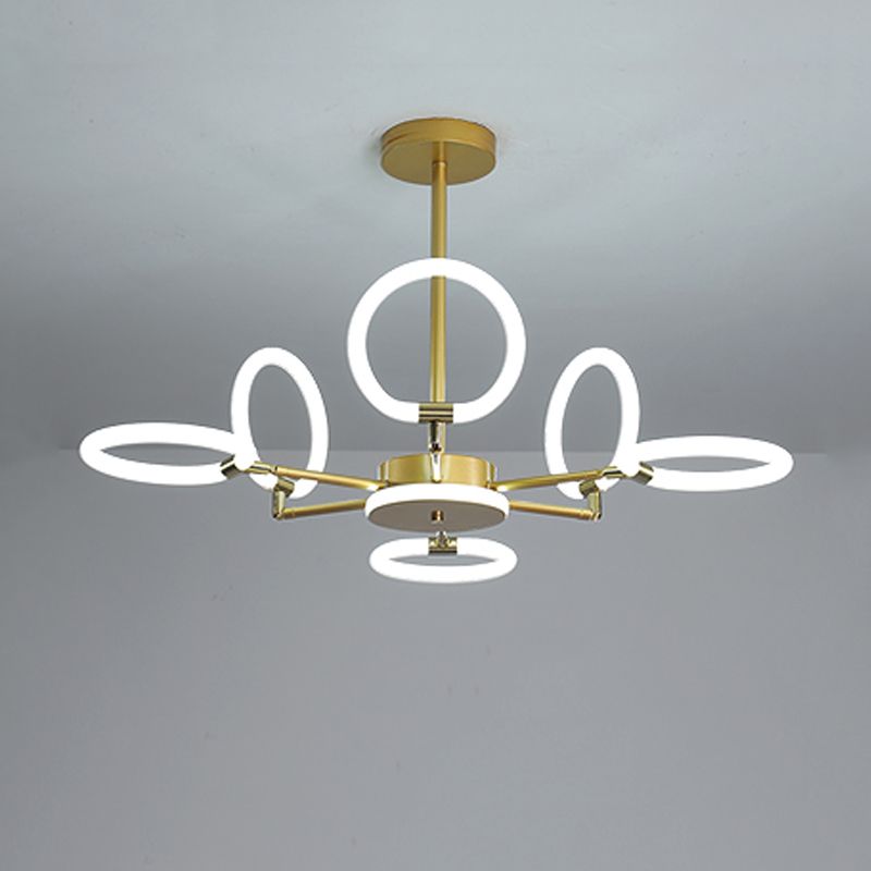 Contemporary Geometry Shape Pendant Chandeliers Metal Chandelier Lighting Fixtures