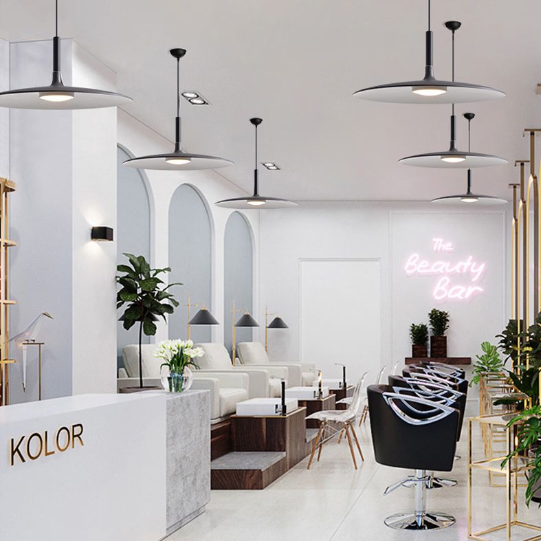 Lampada a sospensione minimalista a 1 lutto