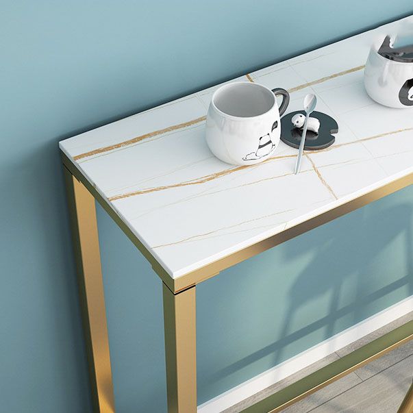 Stone Bar Table Set 1/3 Pcs Modern Metal Frame Bar Table and Stools