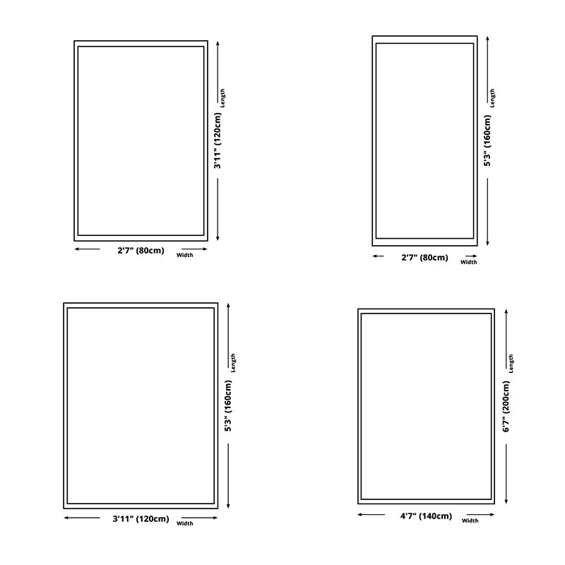 Fancy Modern Area Rug Geometric Pattern Polyester Area Carpet Stain Resistant Rug for Home Decor