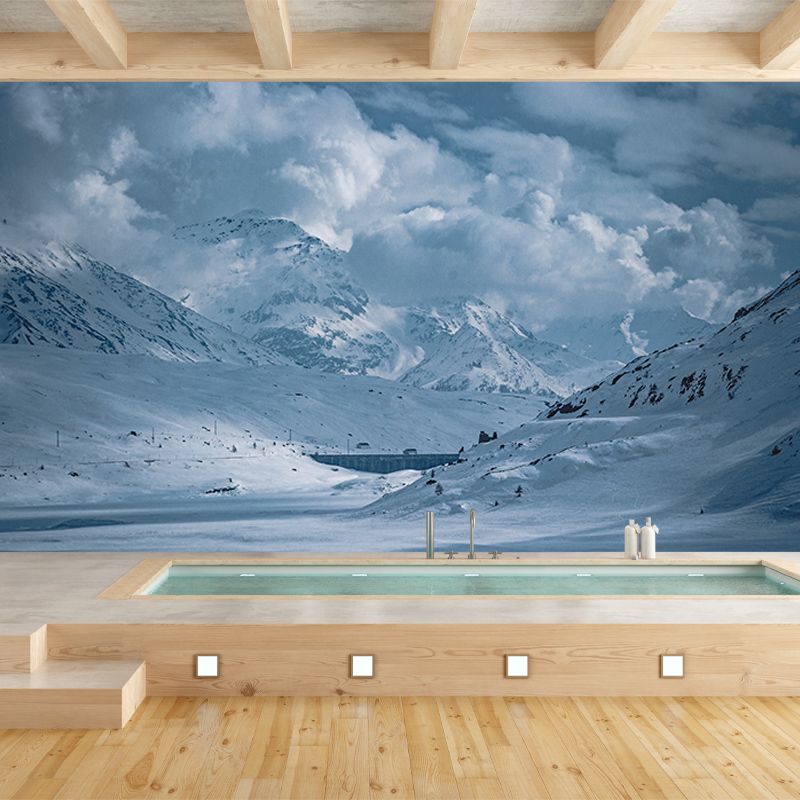 Photography Stain Resistant Mural Wallpaper Majestic Mountains Indoor Wall Mural