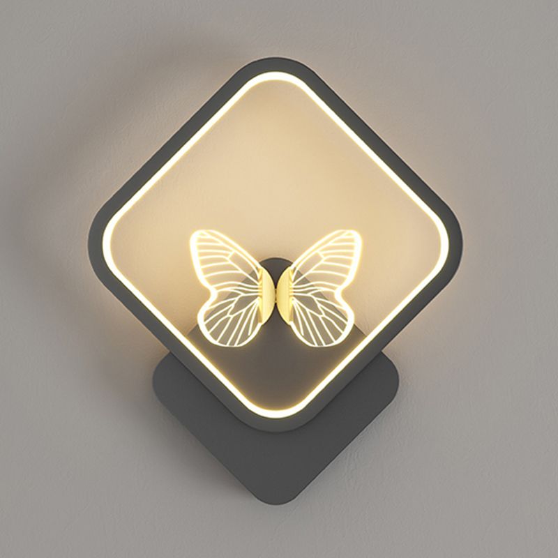 Metallgeometrische Form Wandmontage Beleuchtung moderner Stil 3-Lights Wandmontageleuchte