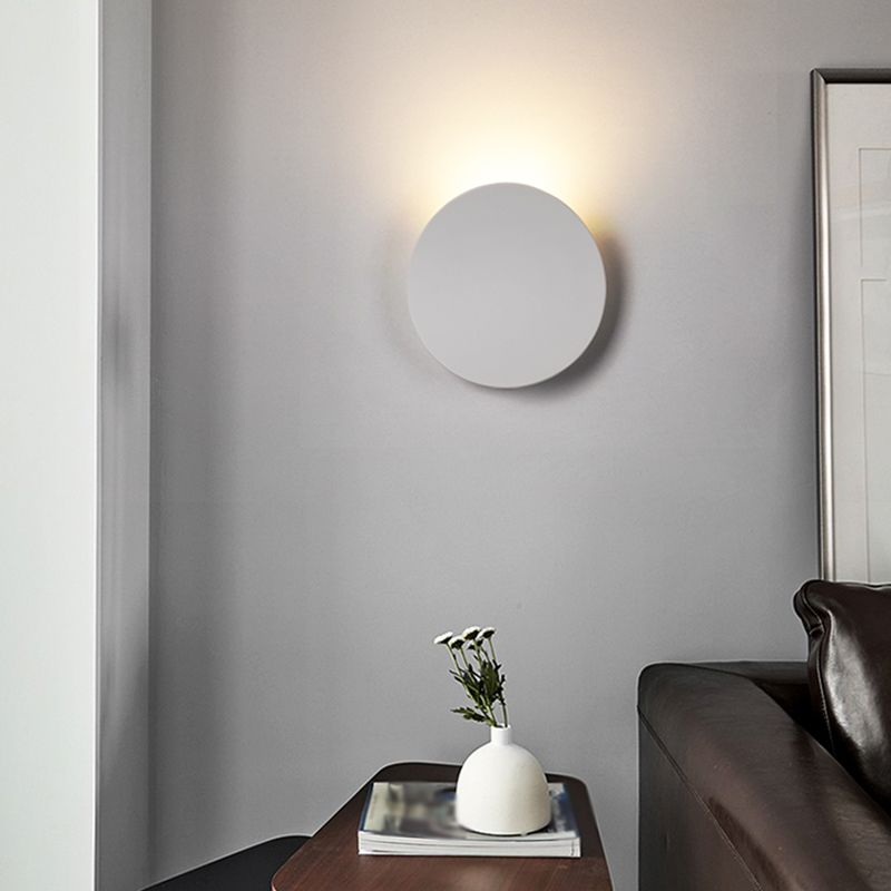Runde Form Metall Wandleuchte modern