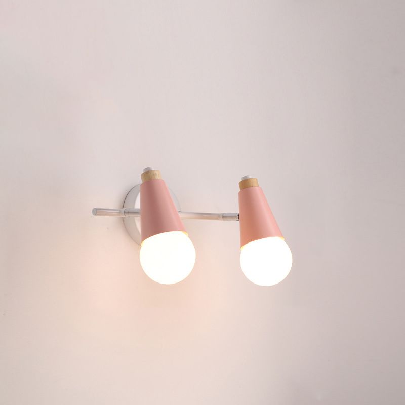 Multi Lights Geometric Wall Lights Modern Style Metal Wall Lighting Fixtures