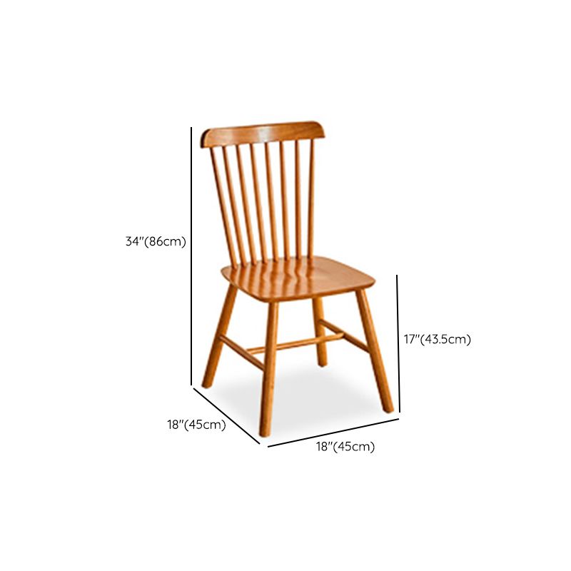 Rubberwood Solid Wood Dining Table Set 1/5 Pieces Dining Set for Kitchen