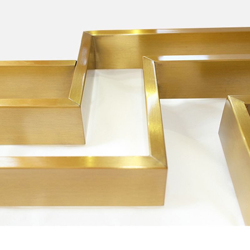 Glam Sintered Stone Sideboard 3-drawer Credenza with Glass Door for Living Room