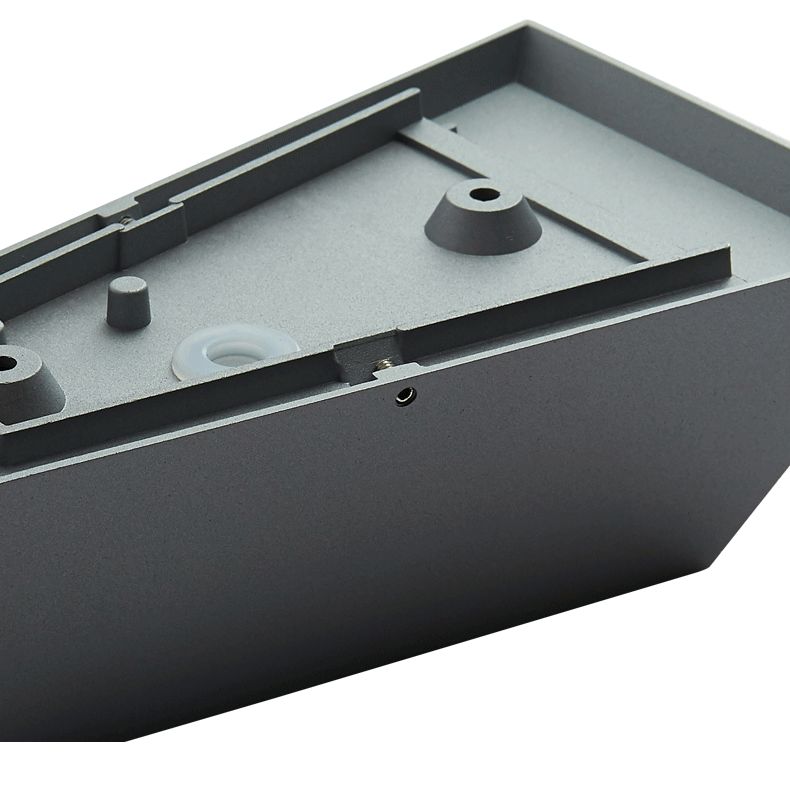 Contemporáneo de pared geométrica de metal LED dos luz de lavado de pared ligera para sala de estar