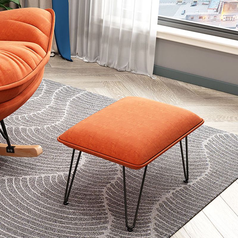 Modern Style Nursery Rocking Chair Indoor Sofa Rocking Chair with Cushion and Ottoman