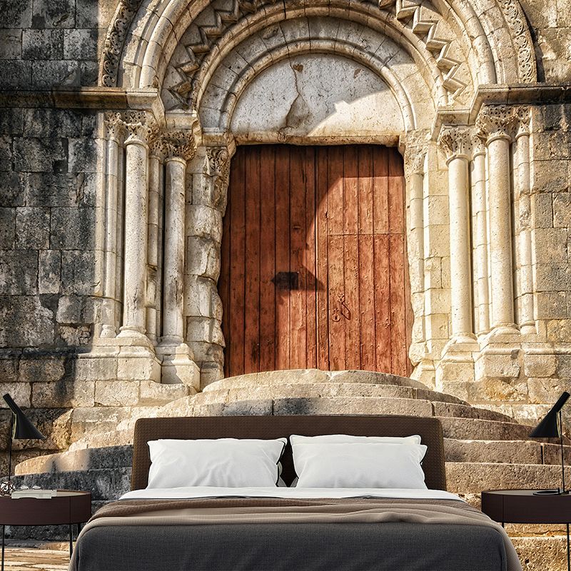 Stairs Architecture Photography Mural Wallpaper Stain Resistant for Room