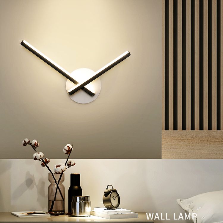 Lampade a sconde lineari in stile minimalista moderno lampade a parete in metallo