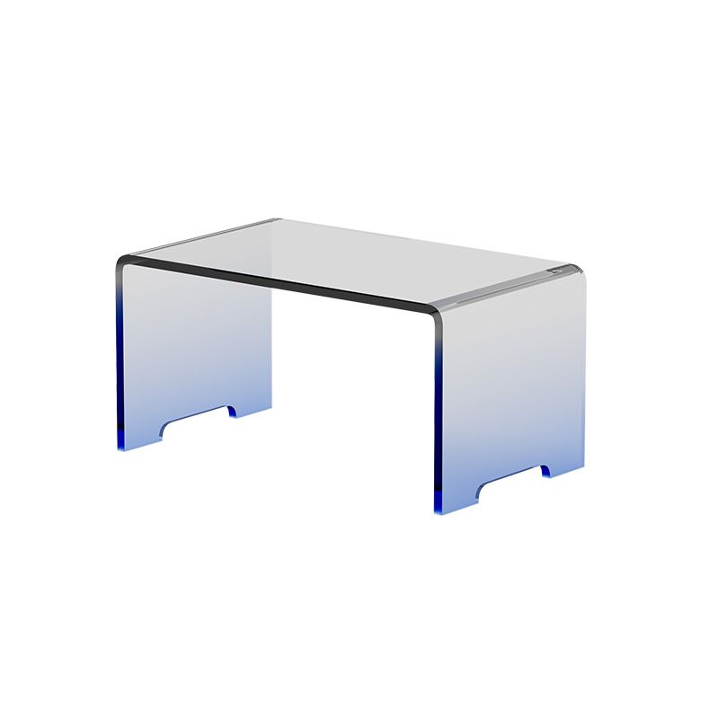9" Wide Glam Corner Table Acrylic Rectangular Accent Side Table