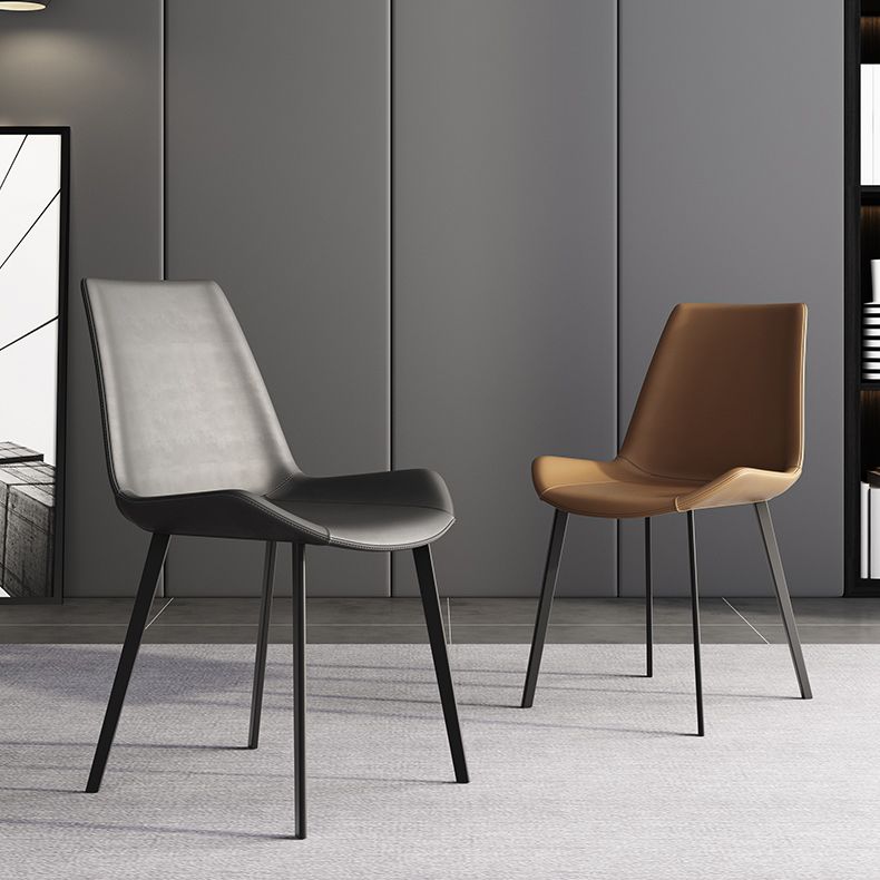 Modern Dining Room Set 1/4/7 Pcs Sintered Stone Top Table with Wingback Chairs