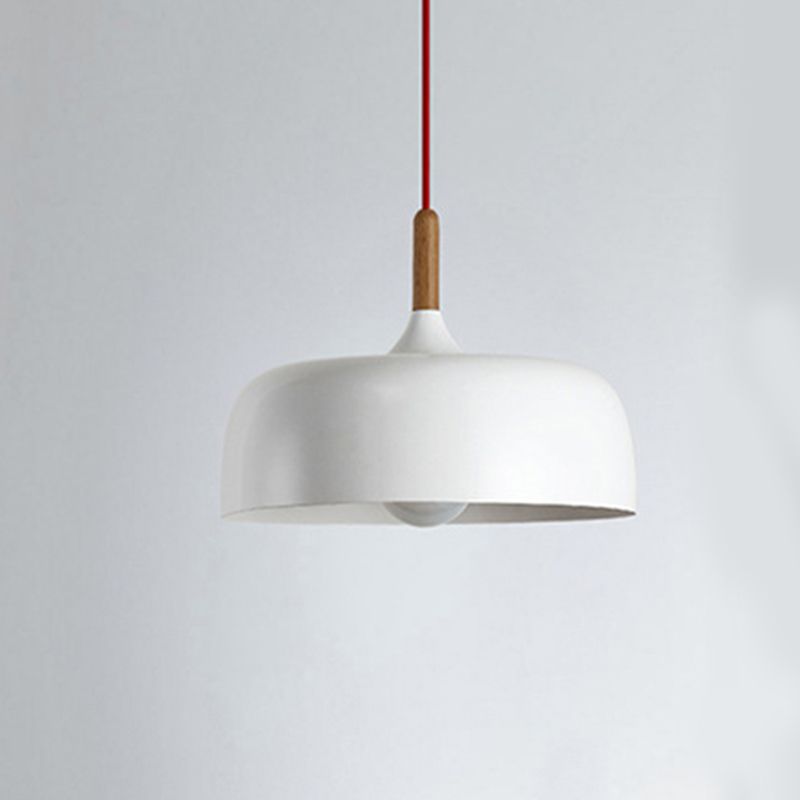 Nordic Simple Macaroon Style Lip Shape Pendant Iron 1 Light in warm for Bedroom Restaurant Cafe