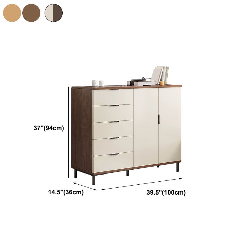 Bedroom Wooden Storage Chest Dresser Modern Style Storage Chest with Drawers