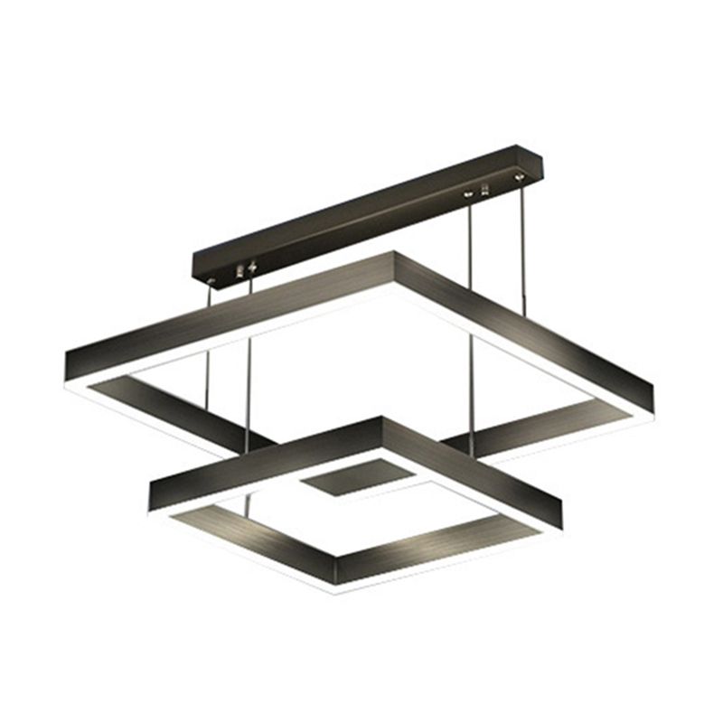 Iluminación de colgante estructurado negro mate lámpara de led metal para sala de estar para sala de estar