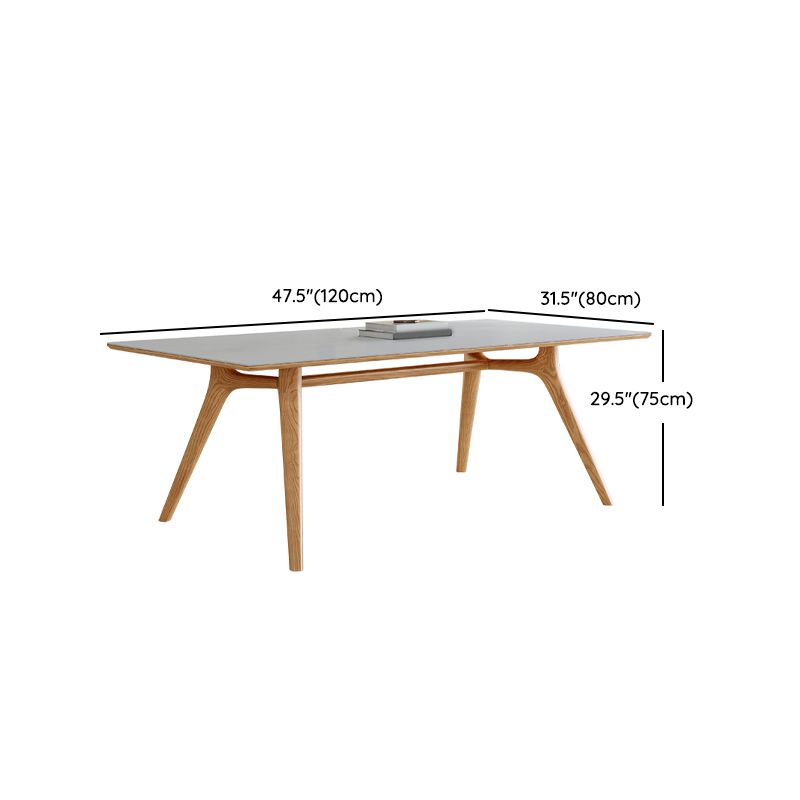 Nordic Dining Room Set 1/4/5/6/7 Pcs Wood Dining Table and Chairs