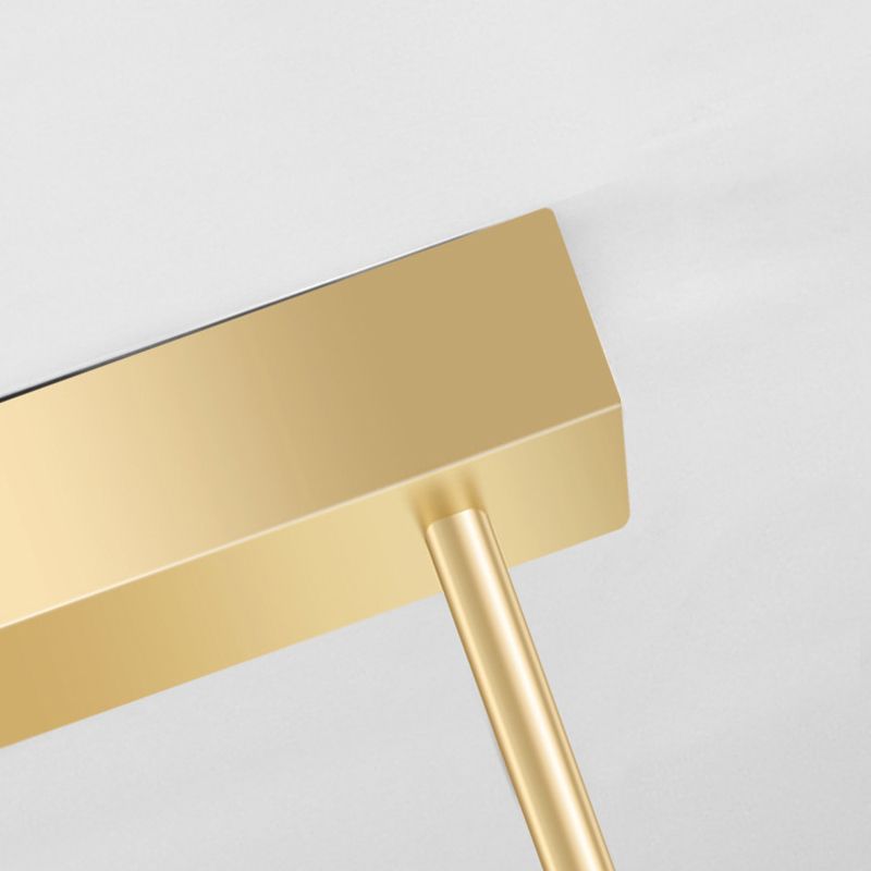 7-Light Modern Golden Kitchen Island Lighting LED Ceiling Light for Bedroom