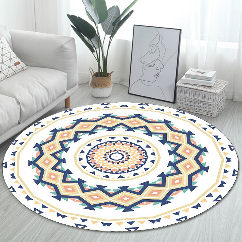 Unieke Boheemse vloerkleed multi-kleuren naadloos patroon tapijt wasbaar anti-slip huisdiervriendelijk gebied tapijt voor kamerdecoratie