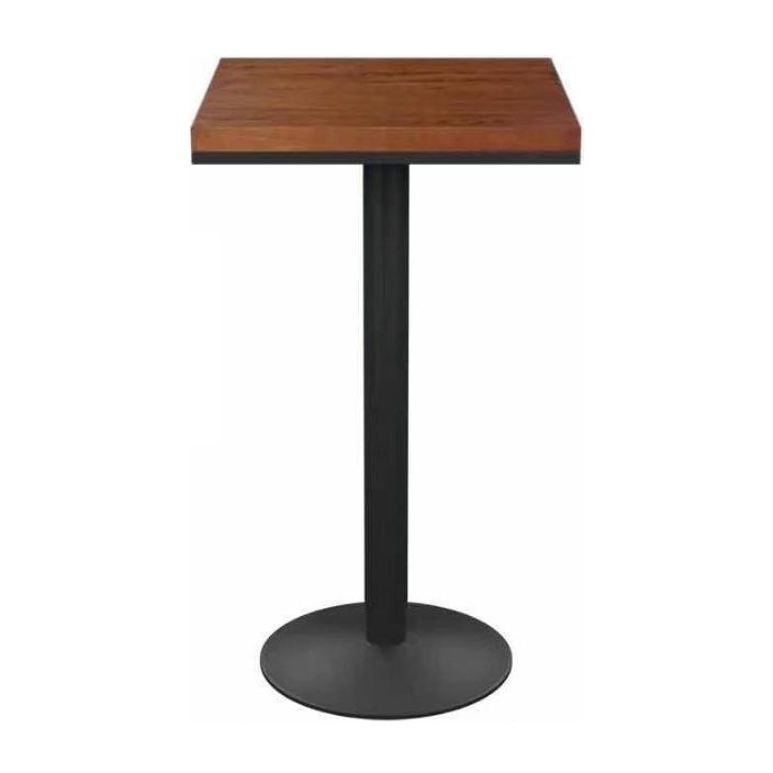 Industrial Bar Table Dining Table with Pedestal Base for Kitchen Living Room