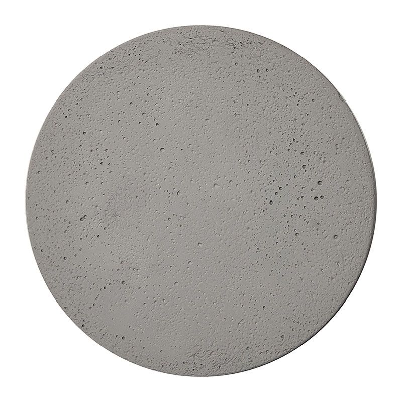 Lampada a parete circolare Moderna lampada montata a parete a 1 luce con tonalità di cemento