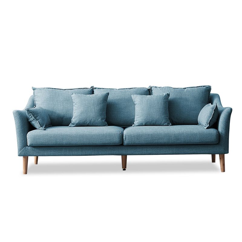 Moderne standaard houten benen stoffen bank kussens sofa voor woonkamer